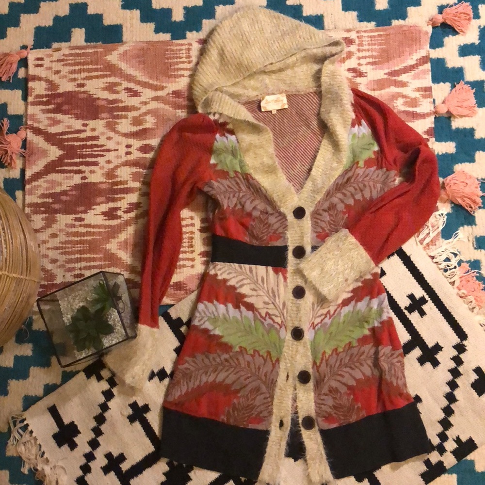 Anthropologie- Liamolly Sweater Coat